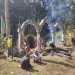 श्री महारुद्र मन्दिरमा दर्शनार्थीहरुको घुइचो