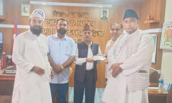 जामिया सिराजुल उलूम अलसल्फियह झण्डानगर र मुस्लिम समुदायको बाढीपीडितका लागि २ लाख ७४ हजार सहयोग